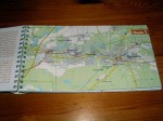 Kartenansicht im Radtourenbuch für den Radweg Berlin - Usedom