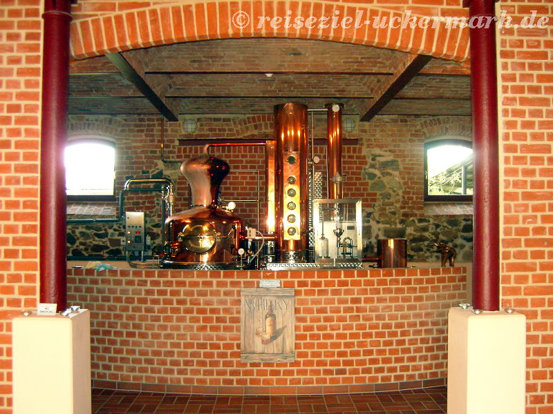 Die Destille von Preussischer Whisky in Schönermark/Uckermark